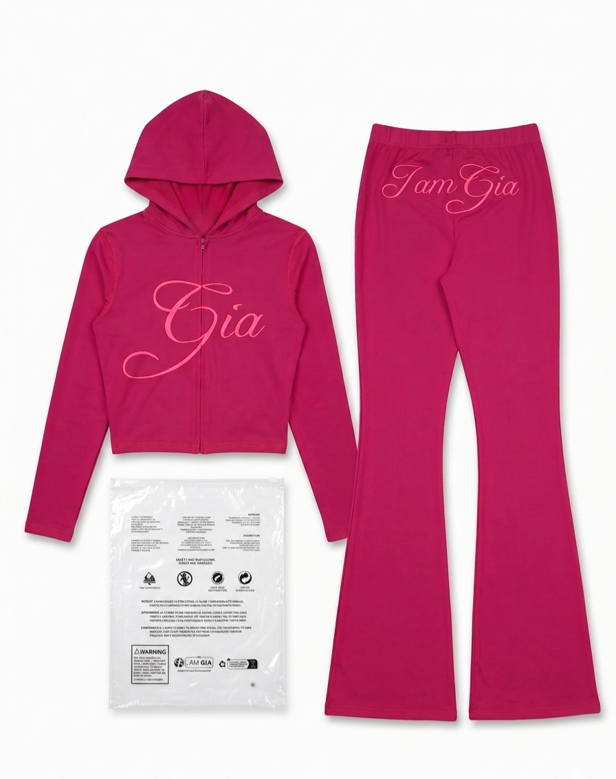 I.AM.GIA neon pink SET