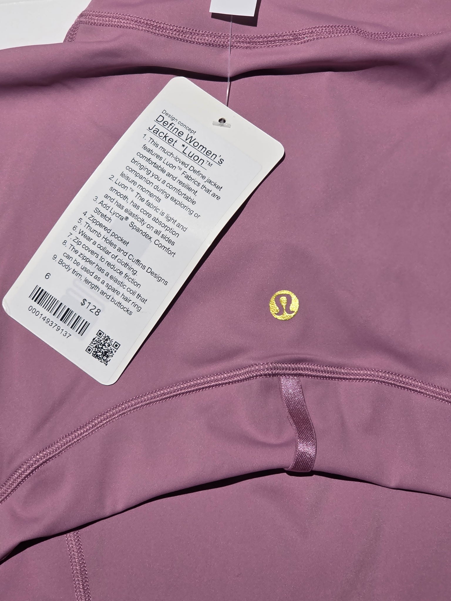 Lulu Lemon Define jacket and Tights SET