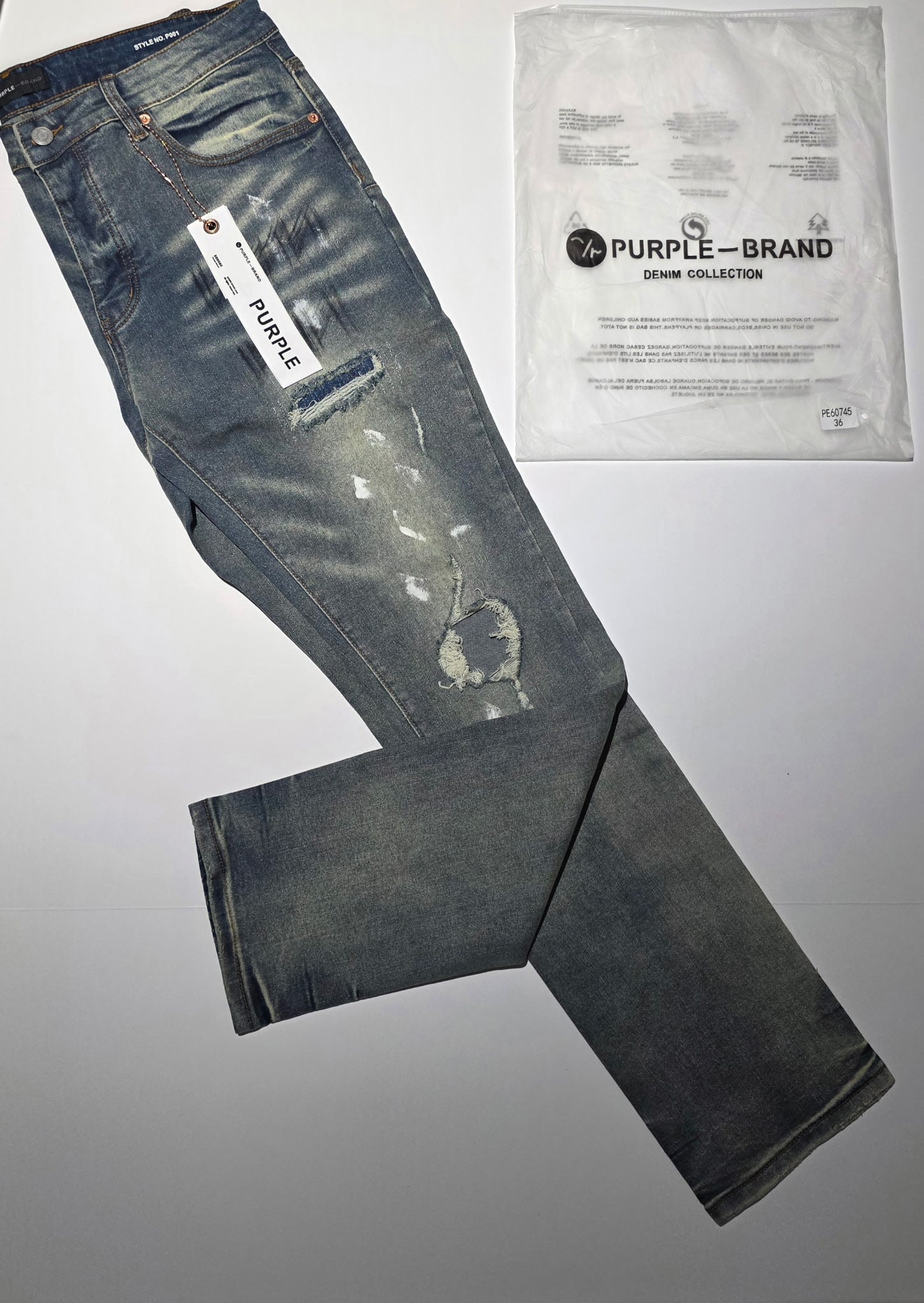 Purple Brand Jeans Dark Blue Size 36
