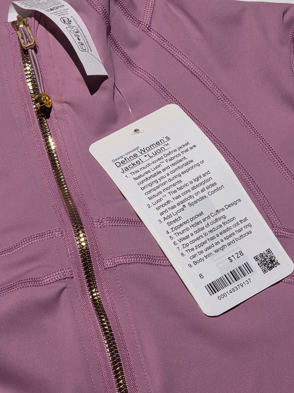 Lulu Lemon Define jacket and Tights SET